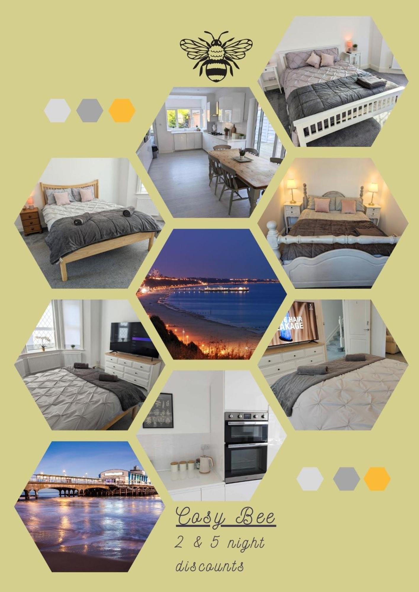 Cosy Bee And Apartment 본머스 외부 사진